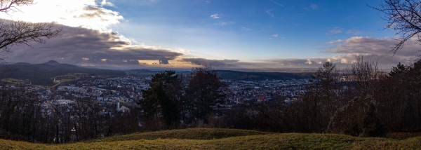 Panorama über Metzingen