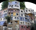 Hundertwasserhaus in Wien,...