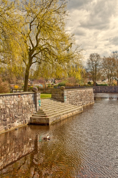 Treppe am Alsterkanal