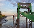 Brücke Fähranleger Wischhafen