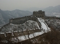 Große chinesische Mauer im Schnee