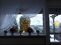Blick aus dem vorweihnachtlichen Fenster...