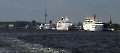Kieler Hafen - 4er Cruiser sind hier zu sehen...
