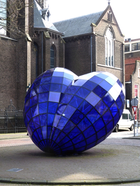 Das Blaue Herz in Delft