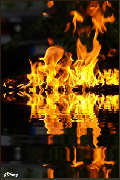 Feuer am See