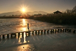 Sonnenaufgang im Salzburger Seenland heute 