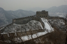 Große chinesische Mauer im Schnee