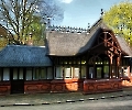 altes Straßenbahn Haus